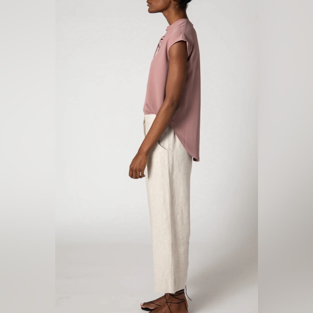 Ruti Laced Up Tucked in Blouse Size:3 - Picture 2 of 6